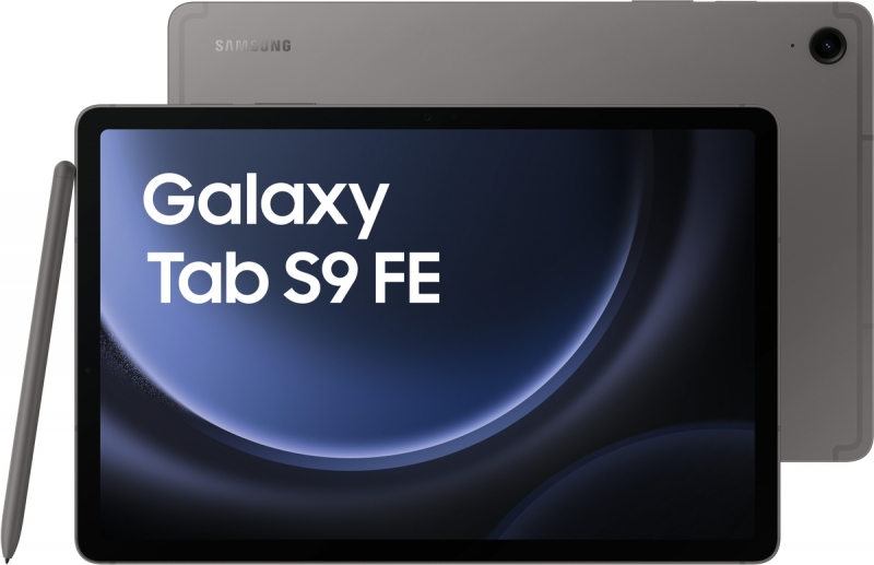 Samsung Galaxy Tab S9 FE Pantalla 10.9\" WiFi, Bluetooth 5.3 - RAM 6GB - 128GB de Almacenamiento - Camara Principal 8Mpx - Bateria 8000mAh - Carga Rapida 45W - Color Gris