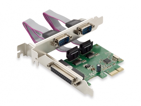 Conceptronic Tarjeta PCI Express con 2 Puertos Serie(RS232) y 1 Puerto Paralelo(LPT)