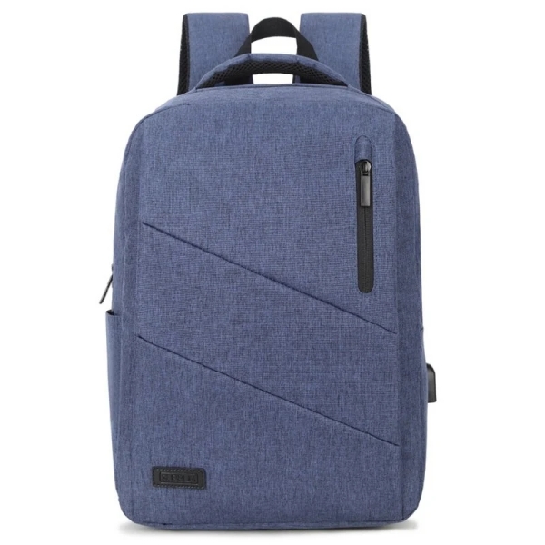 Subblim Mochila para portátil City Backpack - 15,6\" - Compartimento acolchado - Resistente al agua - Puerto USB - Color Azul