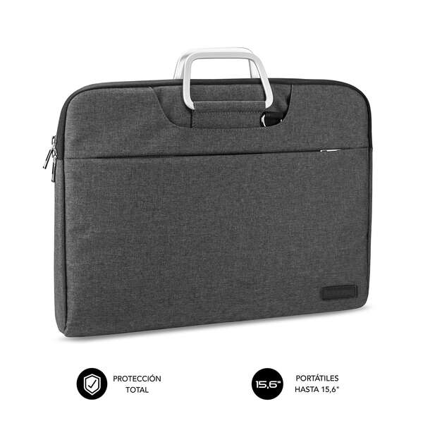 Subblim Funda para Portatil Business - Diseño Moderno y Elegante - Compatible con Portatiles de hasta 15,6\" - Proteccion Total - Color Negro