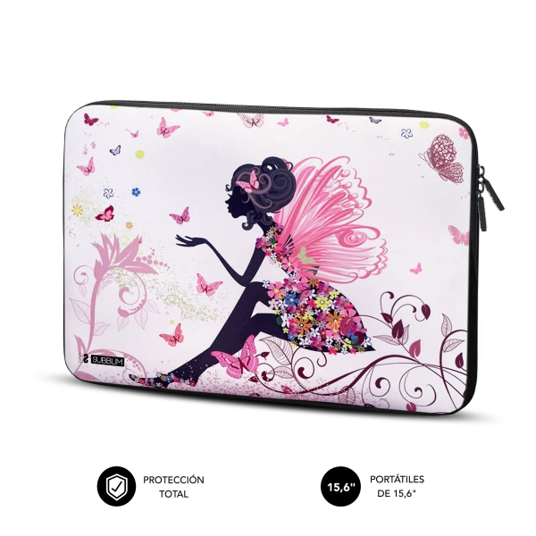 Subblim Funda Trendy de Neopreno Portátil de 15.6\"- Resistencia a Golpes y Caidas - Colores Varios