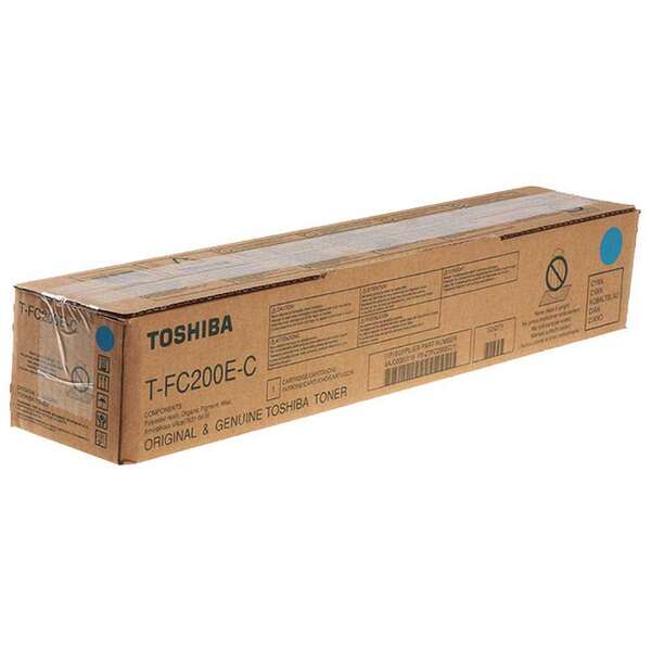 Toshiba T-FC200EC Cyan Cartucho de Toner Original - 6AJ00000259/6AJ00000195/6AJ00000119 Toshiba T-FC200EC Cyan Cartucho de Toner Original - 6AJ00000259/6AJ00000195/6AJ00000119
