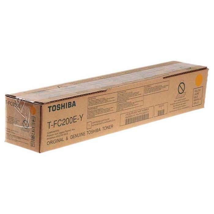 Toshiba T-FC200EY Amarillo Cartucho de Toner Original - 6AJ00000262/6AJ00000198/6AJ00000131 Toshiba T-FC200EY Amarillo Cartucho de Toner Original - 6AJ00000262/6AJ00000198/6AJ00000131