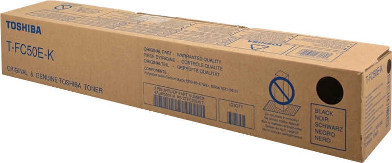 Toshiba T-FC50EK Negro Cartucho de Toner Original - 6AJ00000114/6AJ00000224/6AJ00000298 Toshiba T-FC50EK Negro Cartucho de Toner Original - 6AJ00000114/6AJ00000224/6AJ00000298