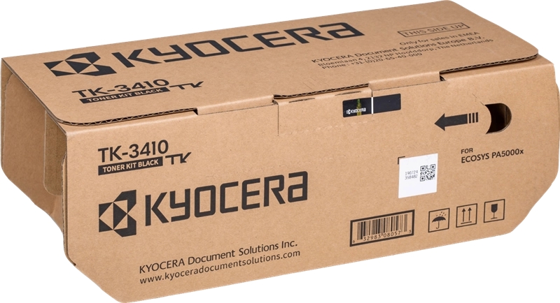 Kyocera TK3410 Negro Cartucho de Toner Original - 1T0C0X0NL0 Kyocera TK3410 Negro Cartucho de Toner Original - 1T0C0X0NL0