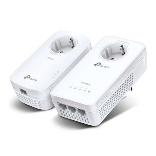 TP-Link KIT Powerline WiFi AC1200 - Enchufe Incorporado - 3 Puertos Gigabit Ethernet - Doble Banda hasta 867Mbps TP-Link KIT Powerline WiFi AC1200 - Enchufe Incorporado - 3 Puertos Gigabit Ethernet - Doble Banda hasta 867Mbps