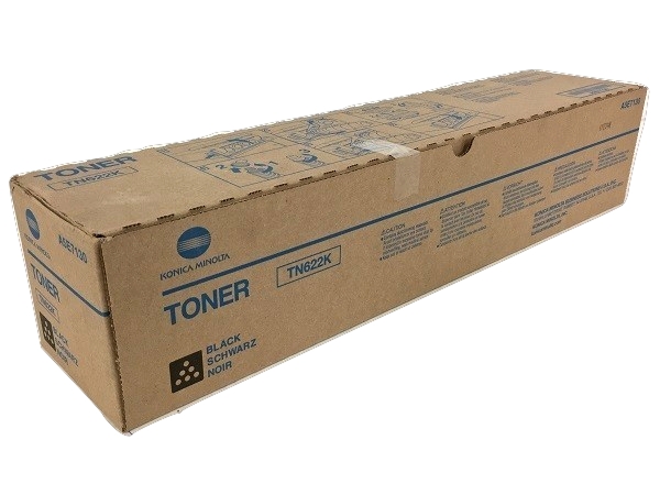 Konica Minolta TN622K Negro Cartucho de Toner Original - A5E7151 Konica Minolta TN622K Negro Cartucho de Toner Original - A5E7151