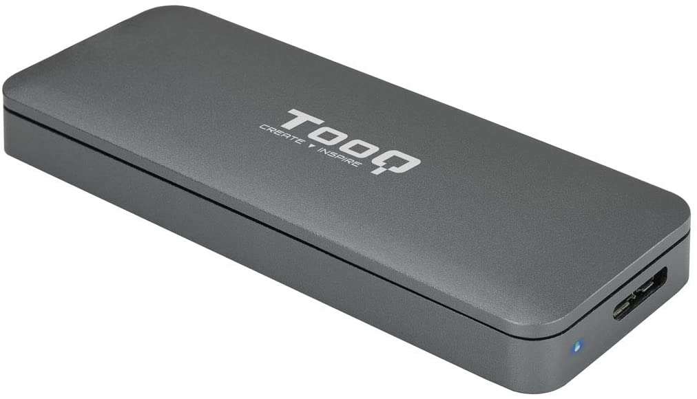 Tooq Carcasa Externa SSD M2 NGFF USB-C - Color Gris Tooq Carcasa Externa SSD M2 NGFF USB-C - Color Gris