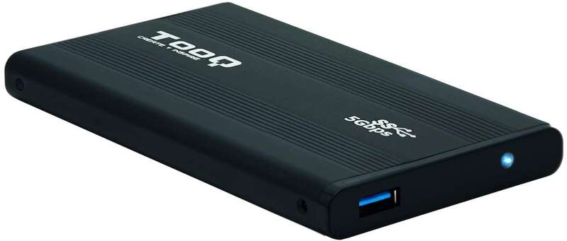 Tooq Carcasa Externa HDD/SDD 2.5\" hasta 9,5mm SATA USB 3.0 - Color Negro Tooq Carcasa Externa HDD/SDD 2.5\" hasta 9,5mm SATA USB 3.0 - Color Negro