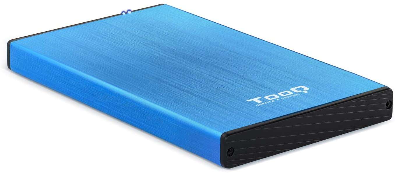 Tooq Carcasa Externa HDD/SDD 2.5\" hasta 9,5mm SATA USB 3.0 - Color Azul Tooq Carcasa Externa HDD/SDD 2.5\" hasta 9,5mm SATA USB 3.0 - Color Azul