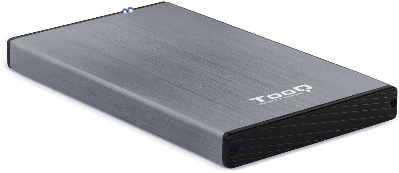 Tooq Carcasa Externa HDD/SDD 2.5\" hasta 9,5mm SATA USB 3.0 - Color Gris Tooq Carcasa Externa HDD/SDD 2.5\" hasta 9,5mm SATA USB 3.0 - Color Gris