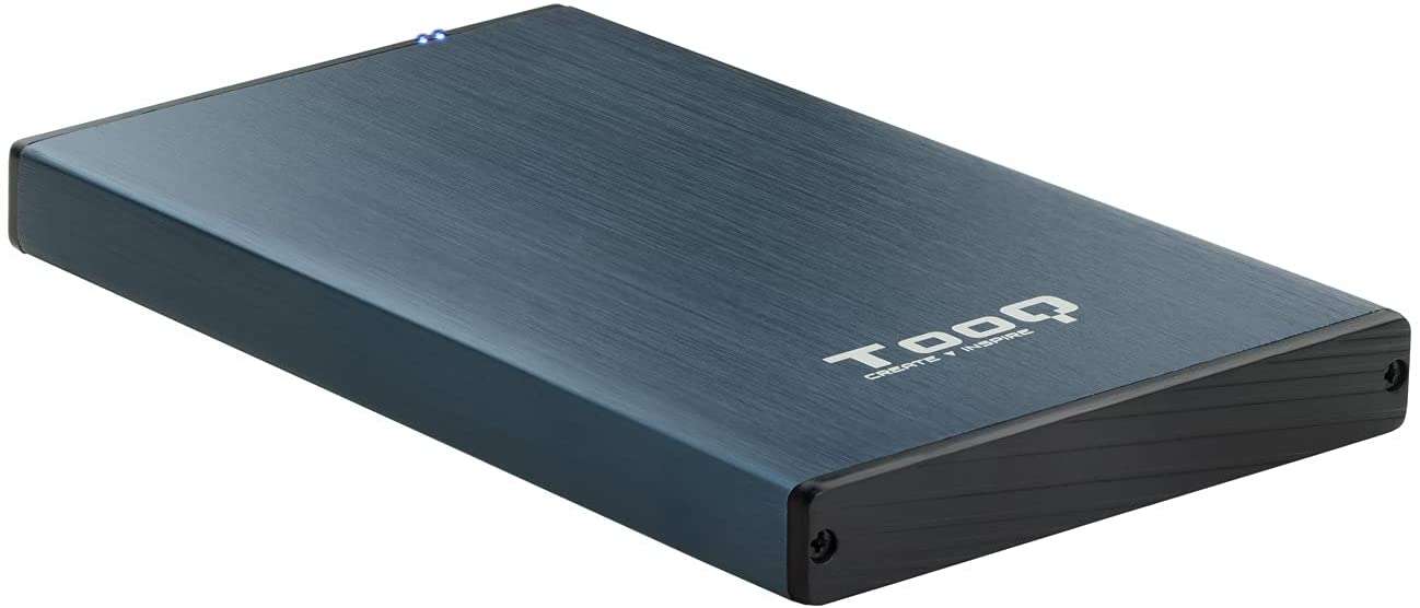 Tooq Carcasa Externa HDD/SDD 2.5\" hasta 9,5mm SATA USB 3.0 - Color Azul Marino Metalizado Tooq Carcasa Externa HDD/SDD 2.5\" hasta 9,5mm SATA USB 3.0 - Color Azul Marino Metalizado
