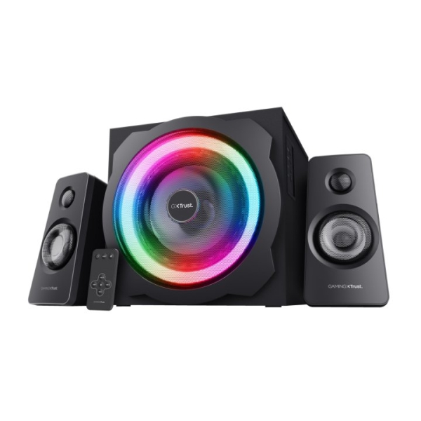 Trust Altavoces GXT 629 Tytan 2.1 60W - Entrada y Salida Jack 3.5mm - Color Negro