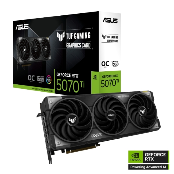 Asus TUF GeForce Gaming RTX5070TI-O16G Tarjeta Grafica 16GB GDDR7 OC Edition