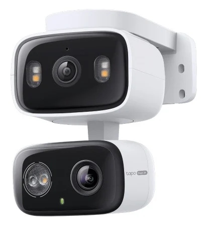 TP-Link Tapo C246D Camara de Seguridad Exterior - 2K QHD - 2 Lentes - WiFi - Resolucion 3Mpx - Vision Nocturna - Audio Bidireccional - Cancelacion de Ruido - Color Blanco y Negro TP-Link Tapo C246D Camara de Seguridad Exterior - 2K QHD - 2 Lentes - WiFi - Resolucion 3Mpx - Vision Nocturna - Audio Bidireccional - Cancelacion de Ruido - Color Blanco y Negro