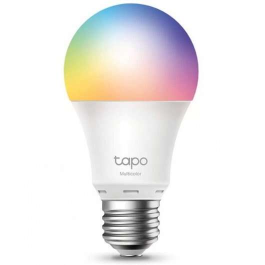 TP-Link Tapo L530E E27 Bombilla de Luz Inteligente Multicolor - WiFi - 806lm - Control de Voz - Modo Ausente TP-Link Tapo L530E E27 Bombilla de Luz Inteligente Multicolor - WiFi - 806lm - Control de Voz - Modo Ausente