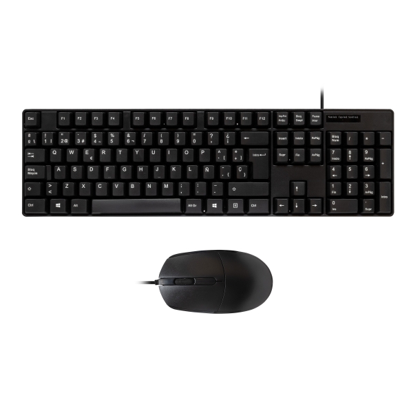 Unykach UK50545 Pack de Teclado + Raton 1200dpi OEM - 3 Botones - Uso Ambidiestro - Color Negro Unykach UK50545 Pack de Teclado + Raton 1200dpi OEM - 3 Botones - Uso Ambidiestro - Color Negro