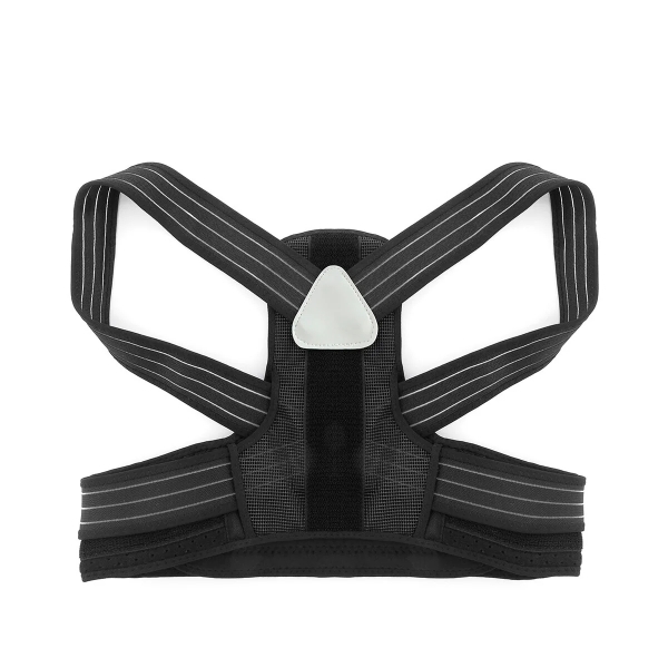 Innovagoods Pro Ticalbak Corrector de Postura Adaptable - Facil Limpieza - Unisex - Talla Unica - Transpirable - Cierre con Velcro - Color Negro