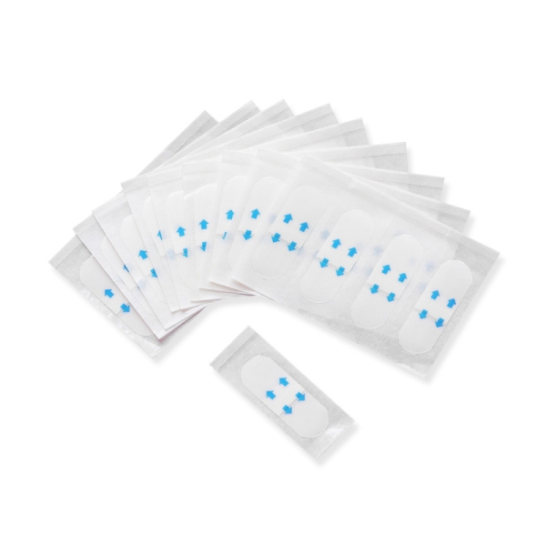 Innovagoods Liftrik Pack de 40 Parches de Lifting Facial Adhesivos Invisibles - Resistente al Agua - Universal - Desechable - 40x1.2cm - Color Transparente