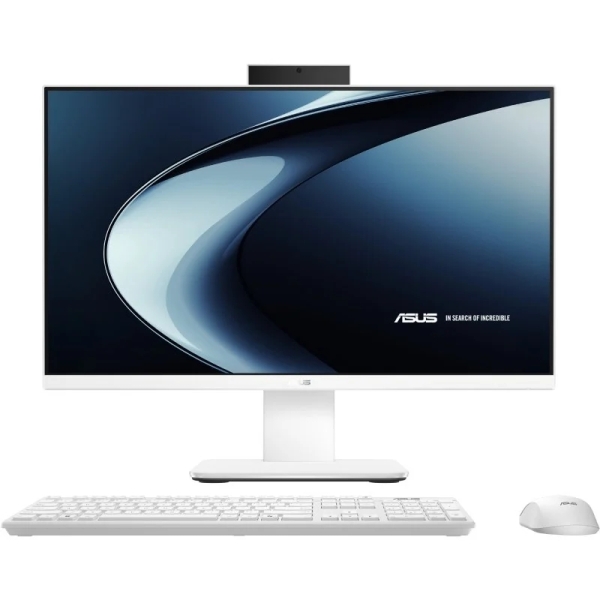 Asus All-in-One Intel Core 5 210H 23.8\" FHD - 16GB DDR5 - 512GB SSD - Sin Sistema Operativo - Color Blanco + Teclado QWERTY (ES) y Raton