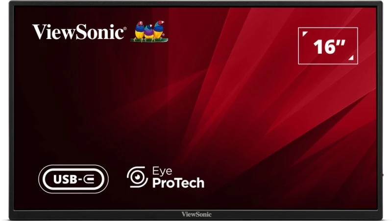 ViewSonic VA1650 Monitor Portatil 16\" IPS FHD 60Hz - Respuesta 7ms - Altavoces 2W - HDMI, USB-C - VESA 75x75 mm - Color Negro ViewSonic VA1650 Monitor Portatil 16\" IPS FHD 60Hz - Respuesta 7ms - Altavoces 2W - HDMI, USB-C - VESA 75x75 mm - Color Negro