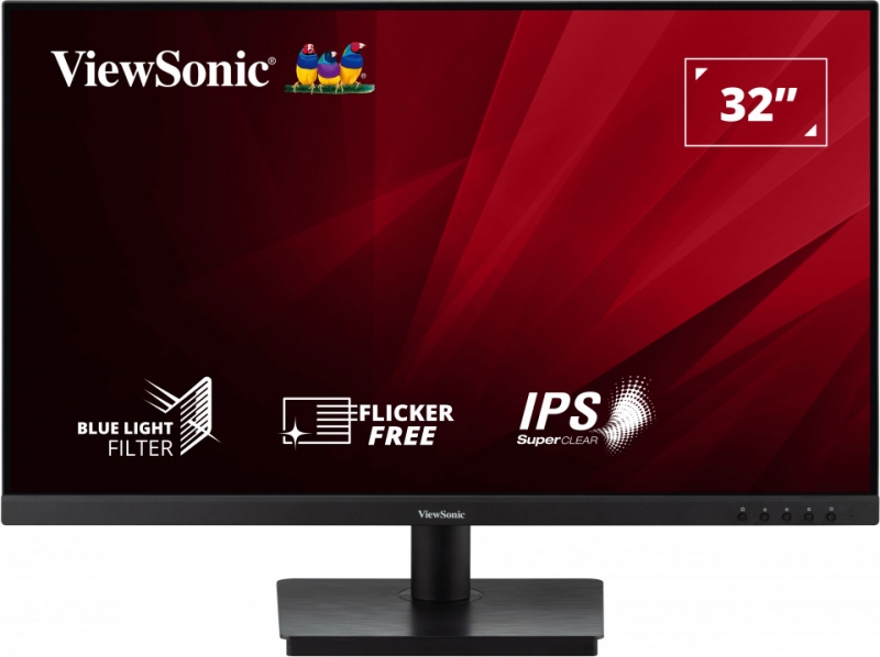 Viewsonic Monitor 31.5\" VA3209-2K-MHD LED IPS 2K - 75Hz - Respuesta 4ms - Angulo de Vision 178º - 21:9 - DisplayPort - 2xHDMI - Altavoces - VESA 100x100 - Color Negro