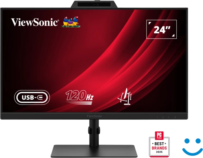 ViewSonic VG2441V Monitor LED 27\" IPS FHD - Respuesta 4ms - Altavoces 4W - Webcam - Ajustable en Altura, Giratorio e Inclinable - HDMI, DisplayPort, USB-C - VESA 100x100mm - Color Negro ViewSonic VG2441V Monitor LED 27\" IPS FHD - Respuesta 4ms - Altavoces 4W - Webcam - Ajustable en Altura, Giratorio e Inclinable - HDMI, DisplayPort, USB-C - VESA 100x100mm - Color Negro