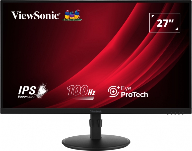 Viewsonic Monitor 27\" VG2708A-MHD LED IPS FullHD - 16:9 - VGA - HDMI - DisplayPort - Altavoces - Ajustable en Altura - Color Negro