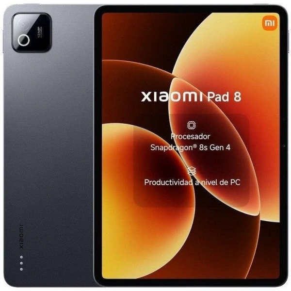 Xiaomi Pad 8 Tablet Pantalla 11,2\" 3.2K 144Hz - 8GB / 128GB - WiFI 7 - Camara 13Mp - Bateria 9200 mAh - Color Gris Xiaomi Pad 8 Tablet Pantalla 11,2\" 3.2K 144Hz - 8GB / 128GB - WiFI 7 - Camara 13Mp - Bateria 9200 mAh - Color Gris