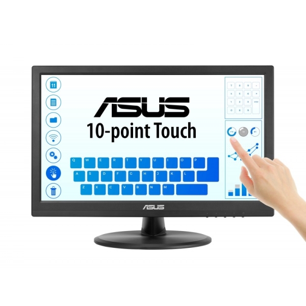 Asus VT169HE Monitor Tactil 15.6\" LED IPS FullHD 60Hz - Capacidad Tactil 10 Puntos - Respuesta 5ms - 16:9 - HDMI, VGA - VESA 75x75mm Asus VT169HE Monitor Tactil 15.6\" LED IPS FullHD 60Hz - Capacidad Tactil 10 Puntos - Respuesta 5ms - 16:9 - HDMI, VGA - VESA 75x75mm