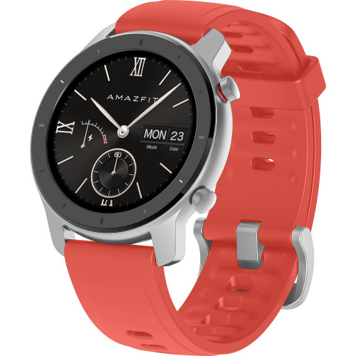 Amazfit GTR Reloj Smartwatch - Pantalla Amoled 1.2\" - Color Rojo