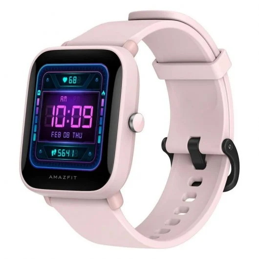 Amazfit Bip U Pro Reloj Smartwatch - Pantalla 1.43\" - Bluetooth 5.0 - Resistencia al Agua 5 ATM - Color Rosa
