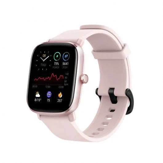 Amazfit GTS 2 Mini Reloj Smartwatch - Pantalla Amoled 1.55\" - Bluetooth 5.0 - Resistencia al Agua 5 ATM - Color Rosa