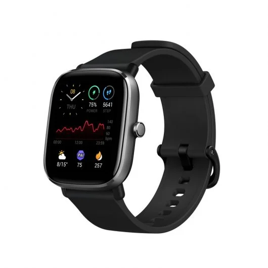 Amazfit GTS 2 Mini Reloj Smartwatch - Pantalla Amoled 1.55\" - Bluetooth 5.0 - Resistencia al Agua 5 ATM - Color Negro
