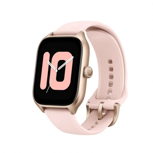 Amazfit GTS 4 Reloj Smartwatch - Pantalla Amoled 1.75\" - Caja de Aluminio - Bluetooth 5.0 - Resistencia al Agua 5 ATM - Carga Magnetica - Color Rosa
