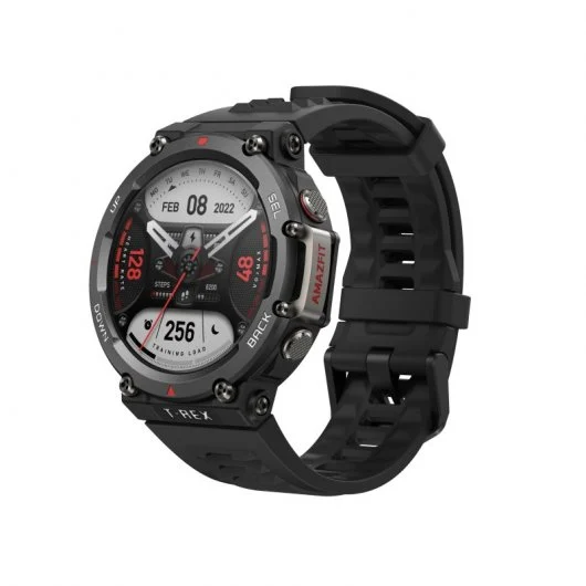 Amazfit T-Rex 2 Reloj Smartwatch - Pantalla Amoled 1.39\" - Bluetooth 5.0 - Resistencia al Agua 10 ATM - Carga Magnetica - Color Negro