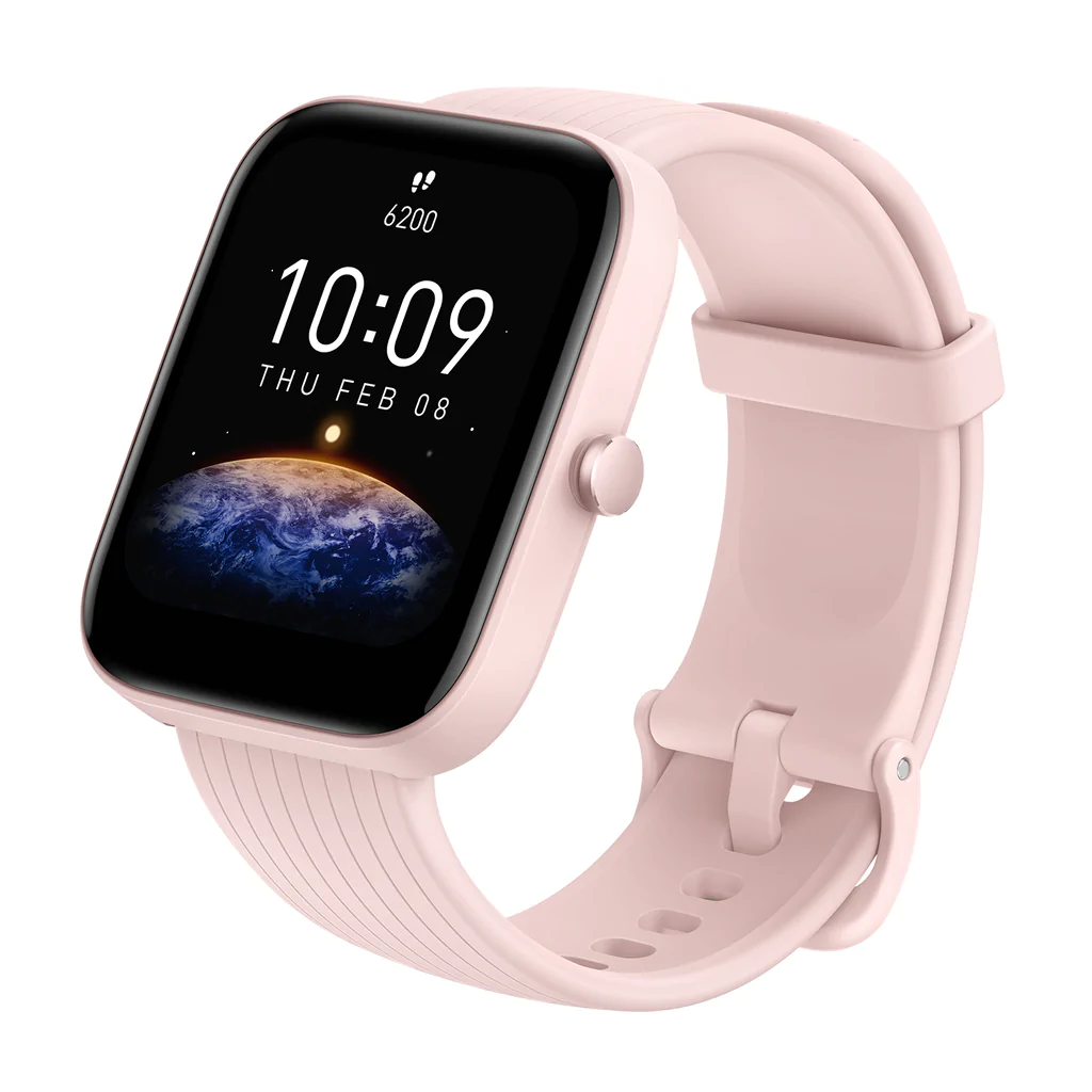 Amazfit Bip 3 Pro Reloj Smartwatch - Pantalla 1.69\" - Bluetooth 5.0 - Resistencia al Agua 5 ATM - Carga Magnetica - Color Rosa