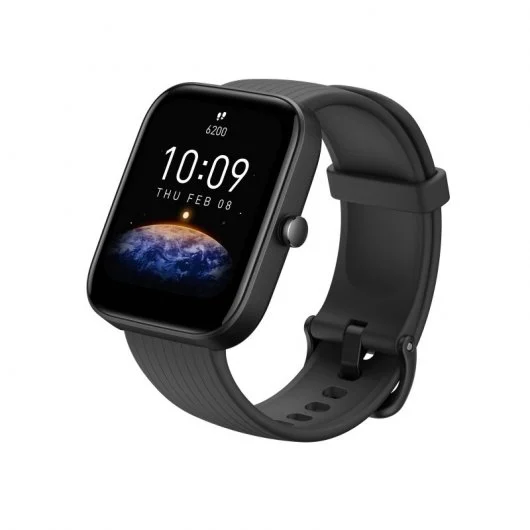 Amazfit Bip 3 Reloj Smartwatch - Pantalla 1.69\" - Bluetooth 5.0 - Resistencia al Agua 5 ATM - Color Negro