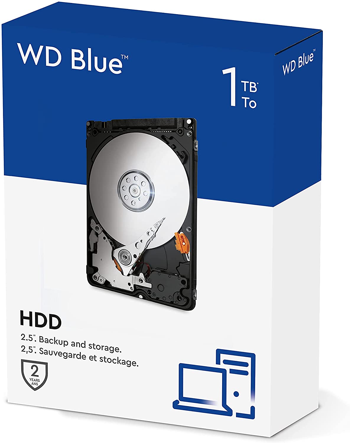 WD Blue Disco Duro Interno 2.5\" 1TB SATA3