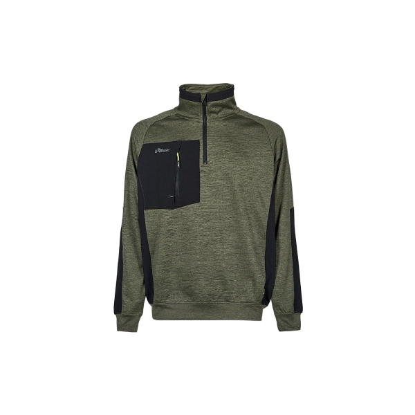 Upower Leeds Sudadera Polar - Talla L - Peso Ligero, Proteccion Termica - Color Verde Oscuro