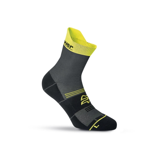 Upower Chipper Calcetines de Trabajo - Talla M - Tecnologia Coolmax, Ventilacion Extra, Banda de Soporte, Costuras Planas, Refuerzos en Talon y Puntera, Alta Durabilidad - Color Amarillo Fluorescente