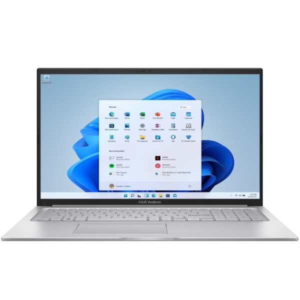 Asus VivoBook 17 Portatil 17.3\" Intel Core 7-150U - 16GB - 1TB SSD - Color Plata - Windows 11 Home - Teclado QWERTY (ES)