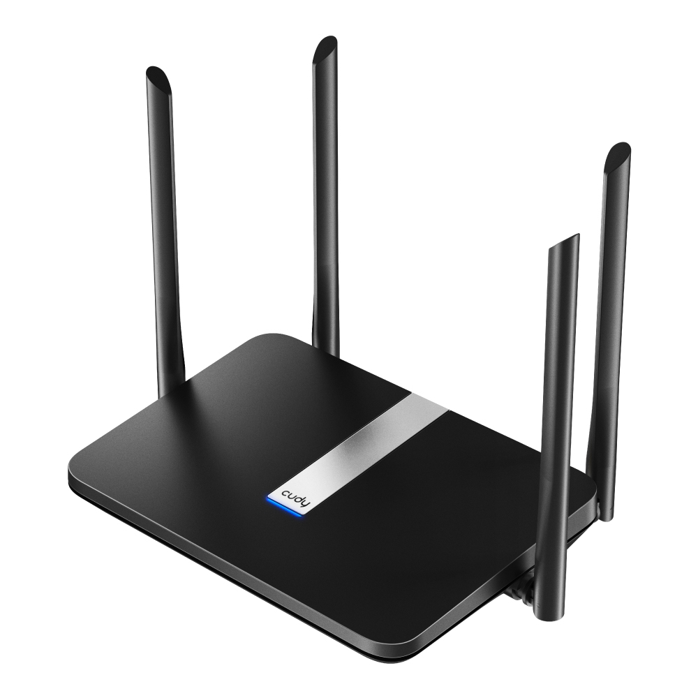 Cudy X6 Smart Router WiFi 6 AX1800 Doble Banda - 1x Puerto Wan 1000/100/10 Mbps y 4x Puertos Lan 1000/100/10 Mbps - 4 Antenas Externas
