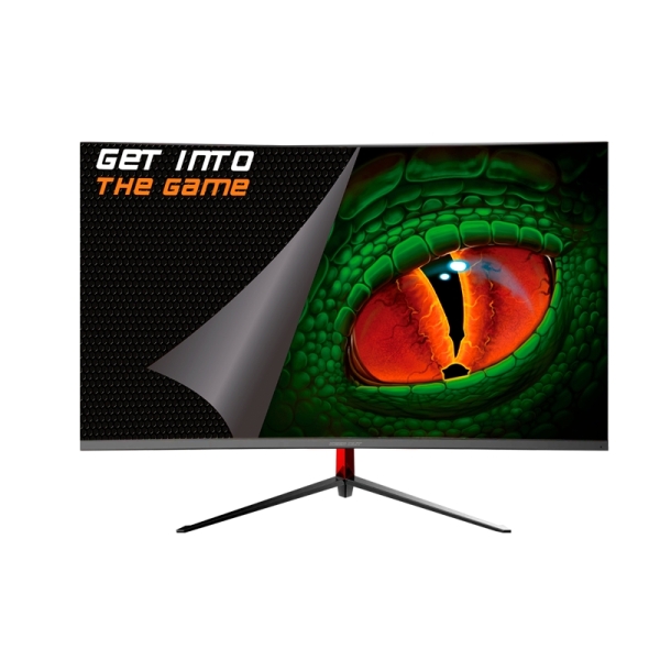 KeepOut Monitor Gaming LED 27\" Curvo R1800 FullHD 1080p 200Hz - Respuesta 1ms - Angulo de Vision 178º - 16:9 - Altavoces 6W - HDMI 2.0, DisplayPort 1.2, USB - VESA 100x100mm