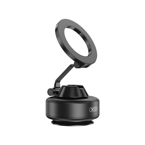 XO C172 Soporte Magnetico de Coche para Smartphones - Bomba de Vacio - Rotacion 360Âº - Bateria 130mah - Color Negro
