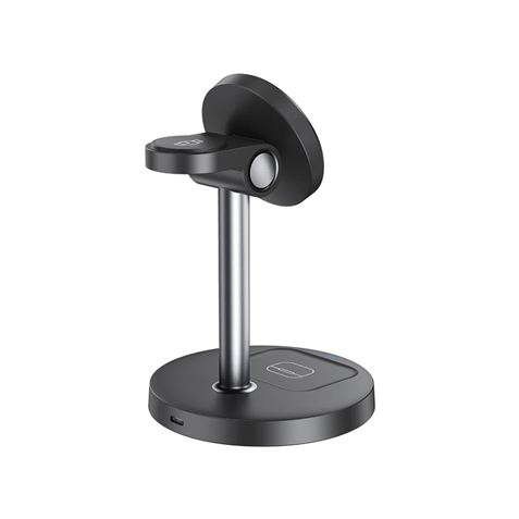 XO CX038 Cargador Inalambrico Magnetico Rapido - 15W - Sujecion Magnetica - Color Negro