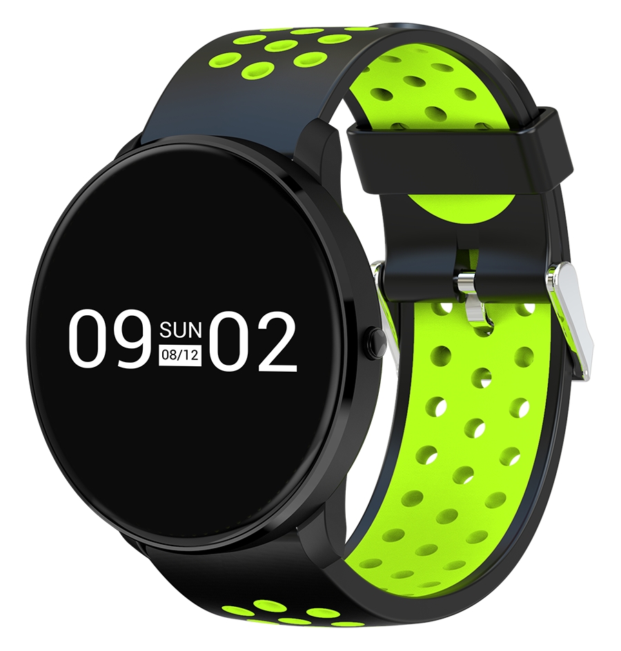 Billow Reloj Smartwatch XS20 - 9 Modos Deportivos - Bluetooth 4.0 - Compatible con Android e ios - Color Verde/Negro