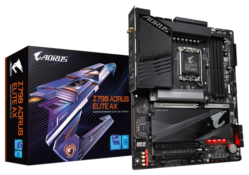 Gigabyte Z790 AORUS ELITE AX Placa Base Intel 1700 4x DDR5 - M2, SATA - HDMI, DP - WIFI6E - ATX Gigabyte Z790 AORUS ELITE AX Placa Base Intel 1700 4x DDR5 - M2, SATA - HDMI, DP - WIFI6E - ATX