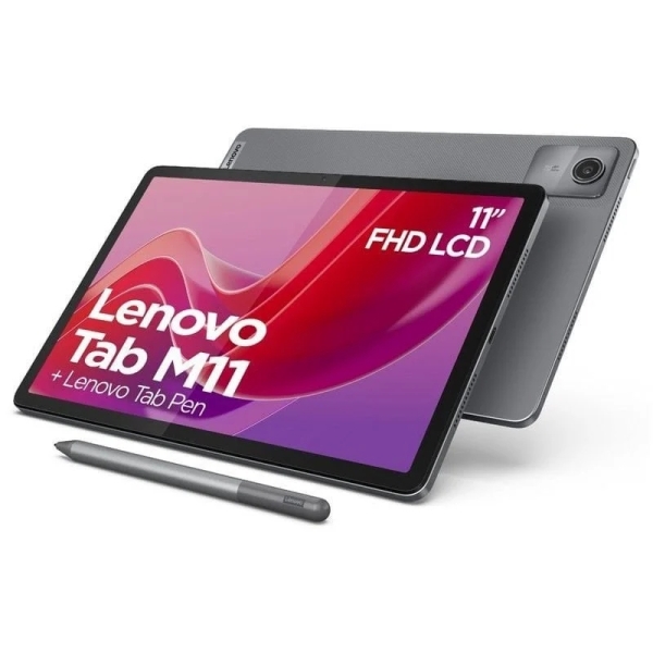 Lenovo Tab M11 Tablet 11\" WUXGA + Pen Stylus - 128GB - RAM 8GB - Camara Trasera 8mp - WiFI, Bluetooth 5.1 - Color Gris