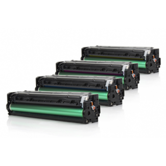 Pack 4 Toner Hp CF210X CF211A CF212A CF213A Compatible